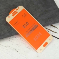 گلس فول چسب OG سامسونگ Galaxy J3 Pro طلایی