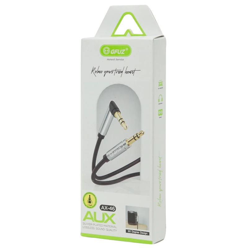 کابل GFUZ AX-46 AUX یکسر L طول 1.2 متر