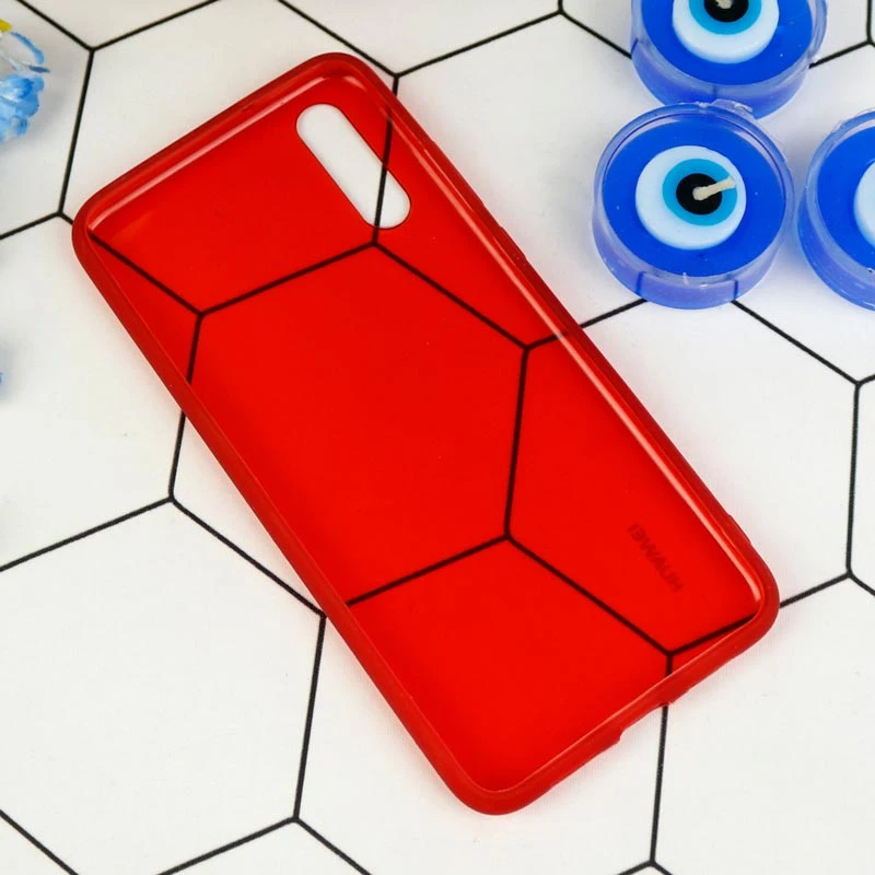 قاب ژله ای شفاف Huawei P20 قرمز
