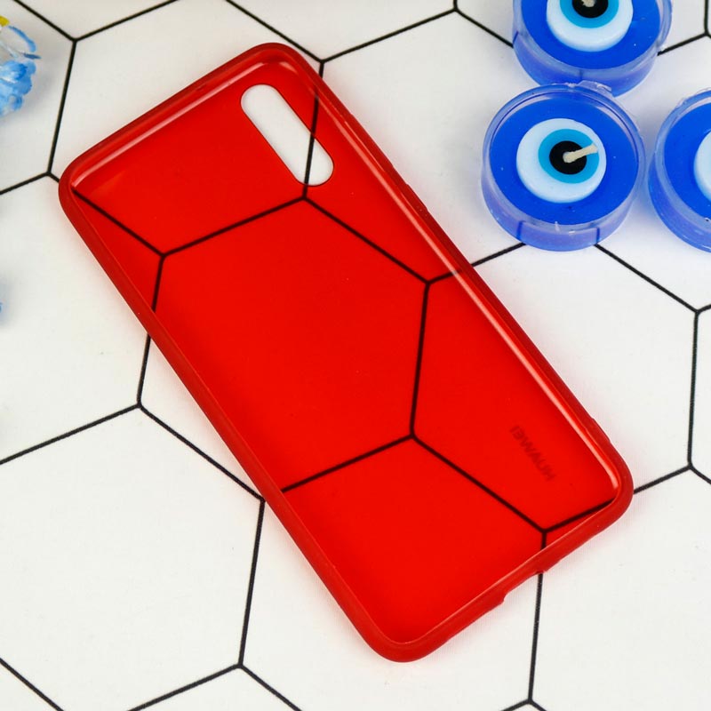 قاب ژله ای شفاف Huawei P20 قرمز