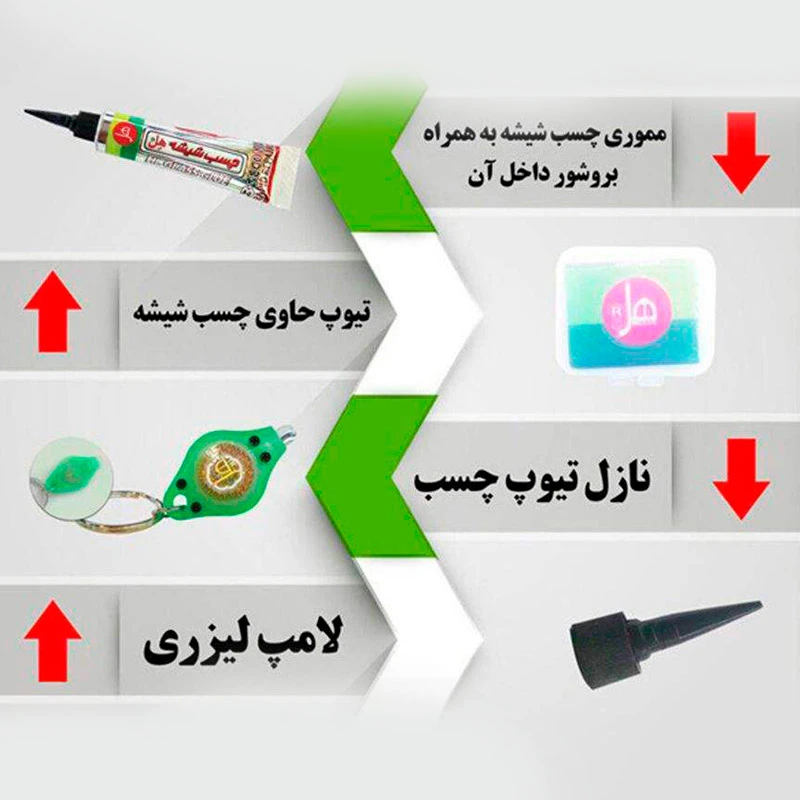 چسب شیشه هل حجم 7 میلی لیتر