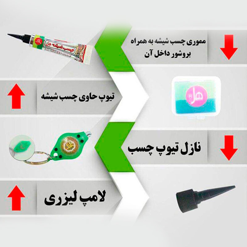 چسب شیشه هل حجم 7 میلی لیتر