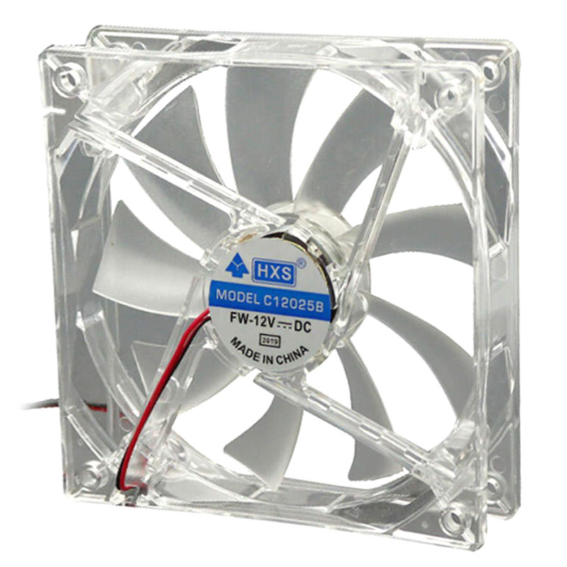 فن کیس اچ ایکس اس 12*12 HXS FW C12025B شیشه ای