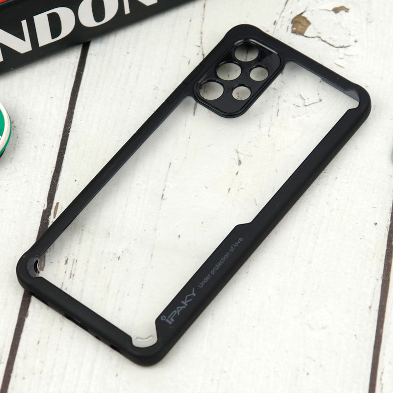 قاب محافظ لنزدار IPAKY سامسونگ A32 4G مشکی