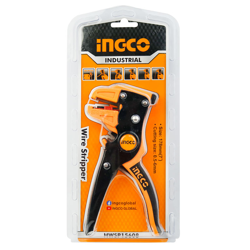 انبر سیم لخت کن اینکو HWSP15608 سایز 7 اینچ