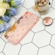 قاب محافظ لنزدار آینه ای + پاپ سوکت طرح LV صورتی iPhone 13