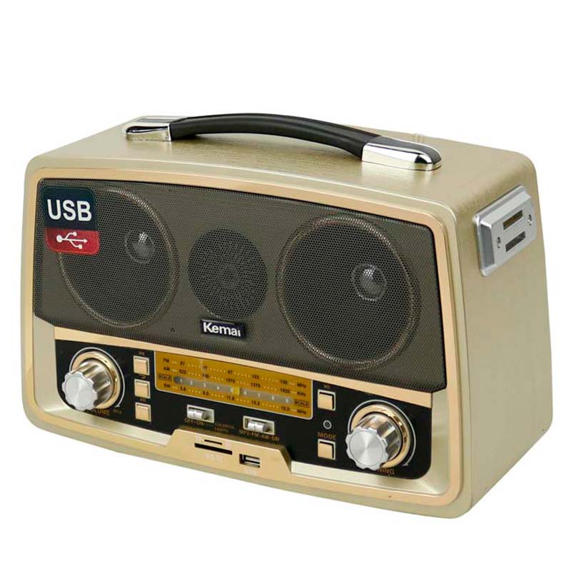 رادیو اسپیکر بلوتوثی رم و فلش خور Kemai MD-1701BT