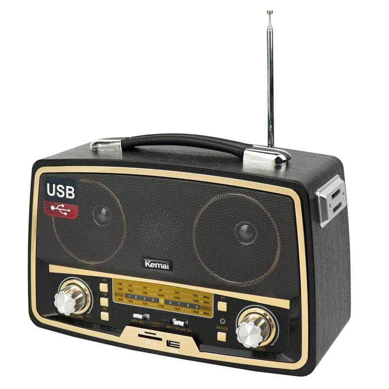 رادیو اسپیکر بلوتوثی رم و فلش خور Kemai MD-1701BT
