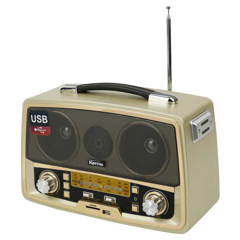 رادیو اسپیکر بلوتوثی رم و فلش خور Kemai MD-1701BT