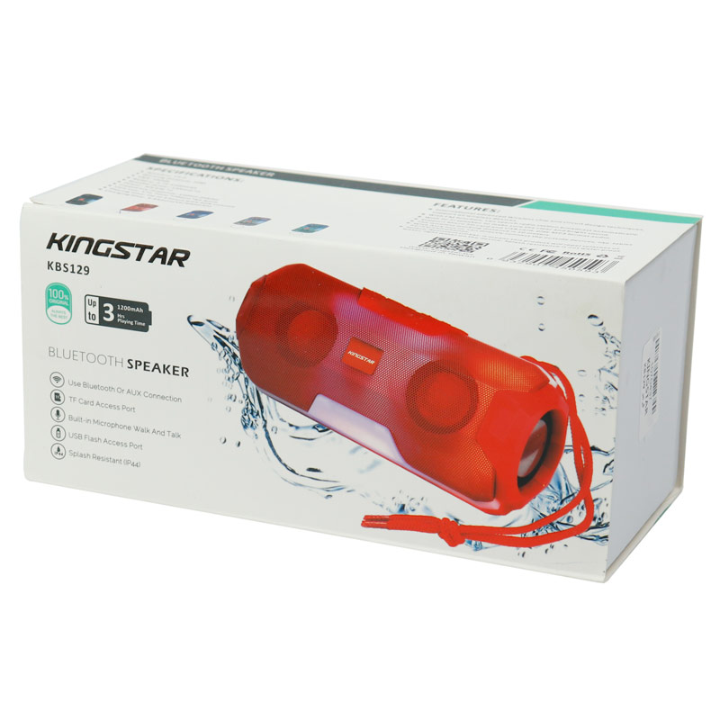 اسپیکر بلوتوثی رم و فلش خور KingStar KBS129
