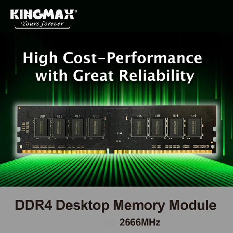 رم کامپیوتر Kingmax DDR4 4GB 2666MHz CL19 Single