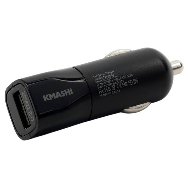 شارژر فندکی فست شارژ KMASHI Pando K5 QC2.0 2A 18W