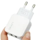 شارژر دیواری فست شارژ LDNIO A2202 2Port 2.4A 12W + کابل آیفونی