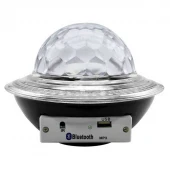 رقص نور اسپیکر دار UFO Crystal Magic Ball + ریموت کنترل کد 2