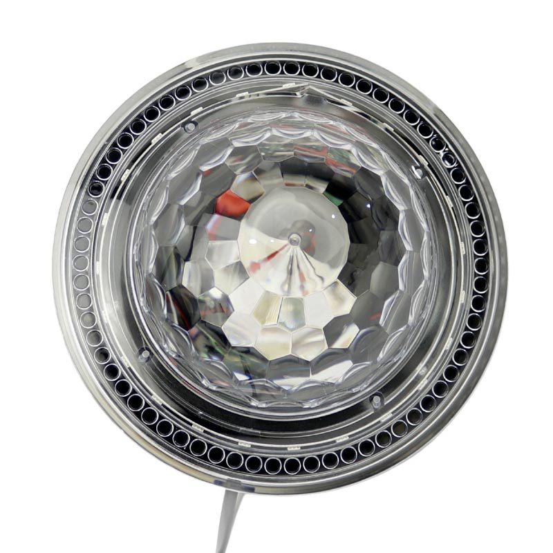 رقص نور اسپیکر دار UFO Crystal Magic Ball + ریموت کنترل کد 2