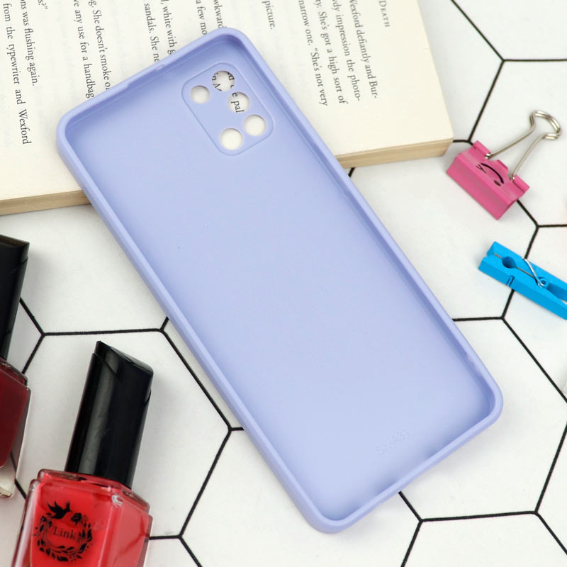 قاب محافظ لنزدار لیزری رنگین کمانی Samsung Galaxy A31