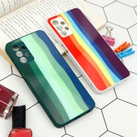 قاب محافظ لنزدار لیزری رنگین کمانی Samsung Galaxy A32 5G