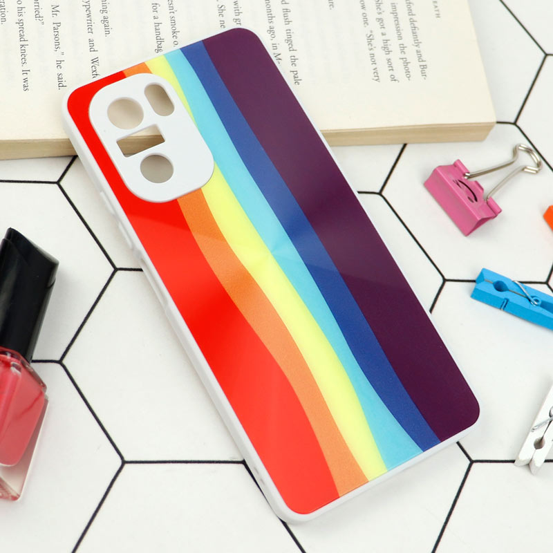 قاب محافظ لنزدار لیزری رنگین کمانی Xiaomi Poco F3