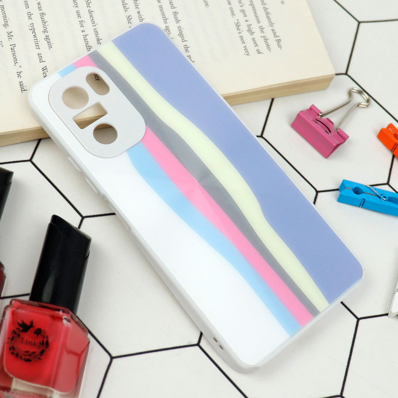 قاب محافظ لنزدار لیزری رنگین کمانی Xiaomi Poco F3