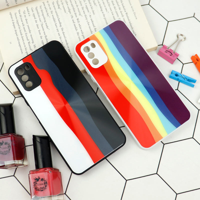 قاب محافظ لنزدار لیزری رنگین کمانی Xiaomi Poco M3