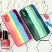 قاب محافظ لنزدار لیزری رنگین کمانی Xiaomi Poco M3
