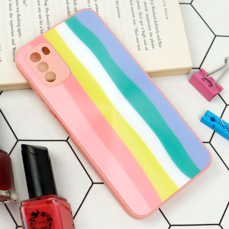 قاب محافظ لنزدار لیزری رنگین کمانی Xiaomi Poco M3
