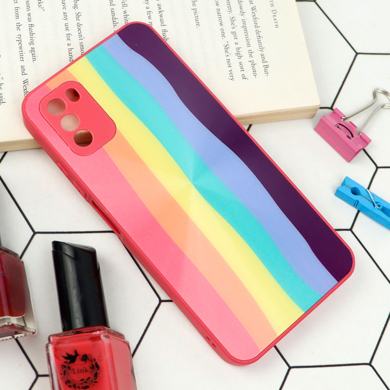 قاب محافظ لنزدار لیزری رنگین کمانی Xiaomi Poco M3