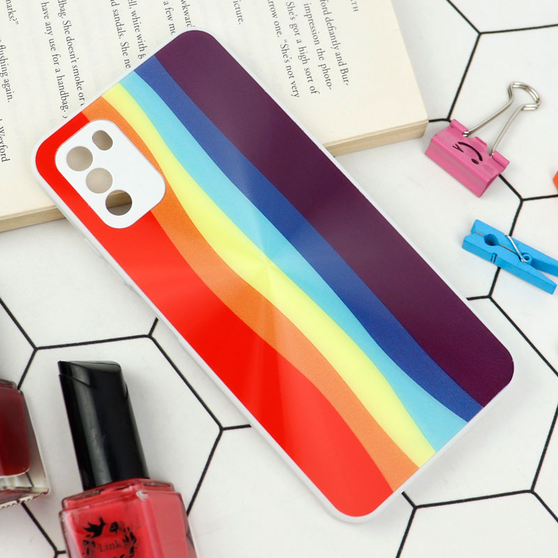 قاب محافظ لنزدار لیزری رنگین کمانی Xiaomi Poco M3