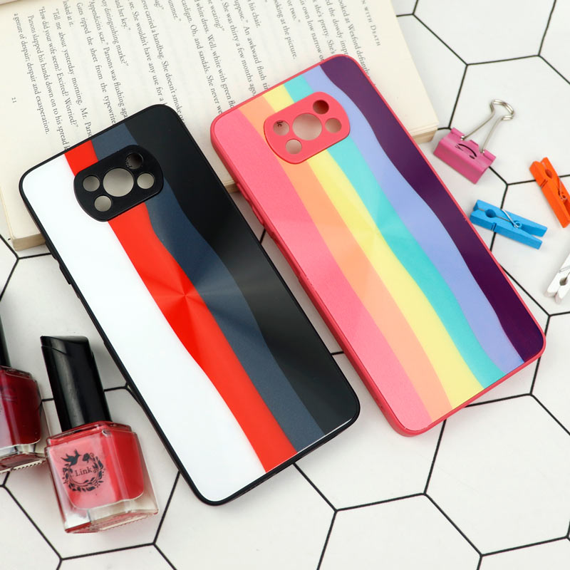 قاب محافظ لنزدار لیزری رنگین کمانی Xiaomi Poco X3