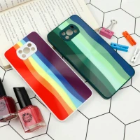 قاب محافظ لنزدار لیزری رنگین کمانی Xiaomi Poco X3
