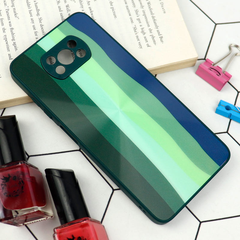 قاب محافظ لنزدار لیزری رنگین کمانی Xiaomi Poco X3