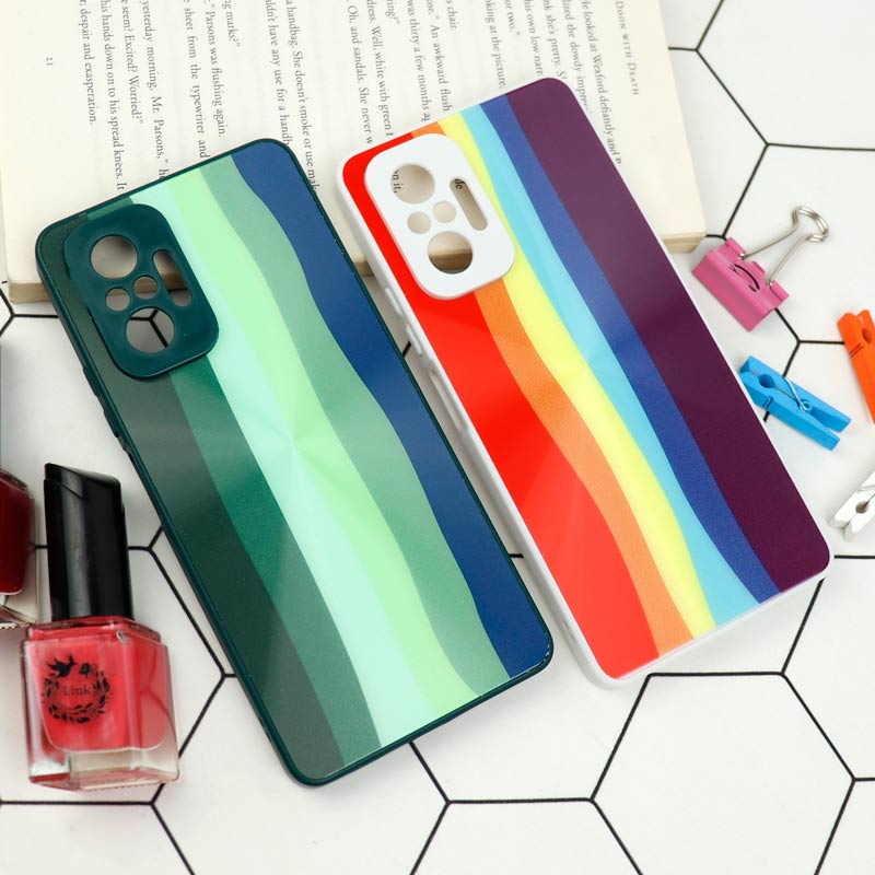 قاب محافظ لنزدار لیزری رنگین کمانی Xiaomi Redmi Note 10 Pro
