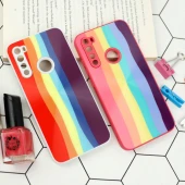قاب محافظ لنزدار لیزری رنگین کمانی Xiaomi Redmi Note 8
