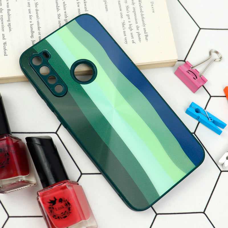 قاب محافظ لنزدار لیزری رنگین کمانی Xiaomi Redmi Note 8