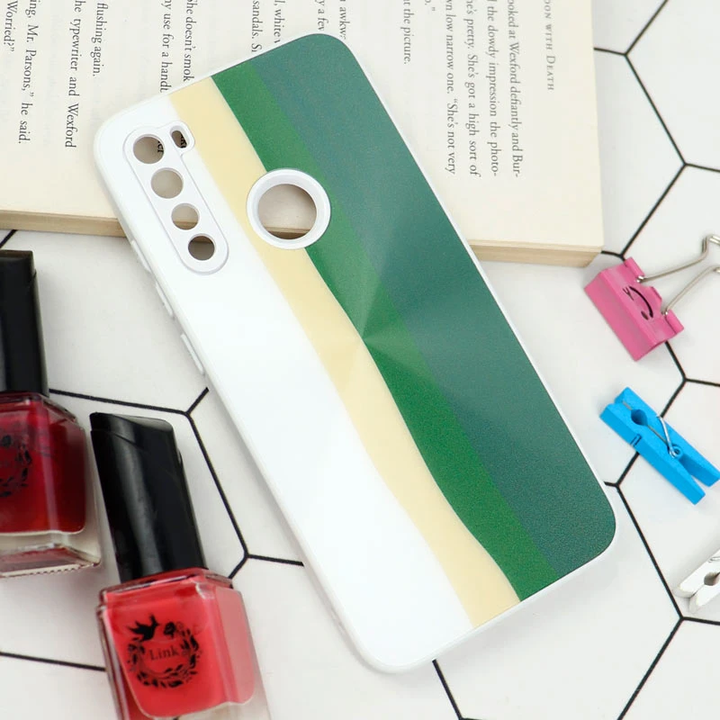 قاب محافظ لنزدار لیزری رنگین کمانی Xiaomi Redmi Note 8