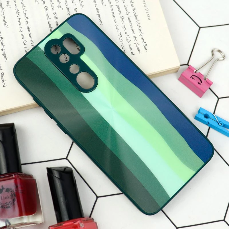 قاب محافظ لنزدار لیزری رنگین کمانی Xiaomi Redmi Note 8 Pro