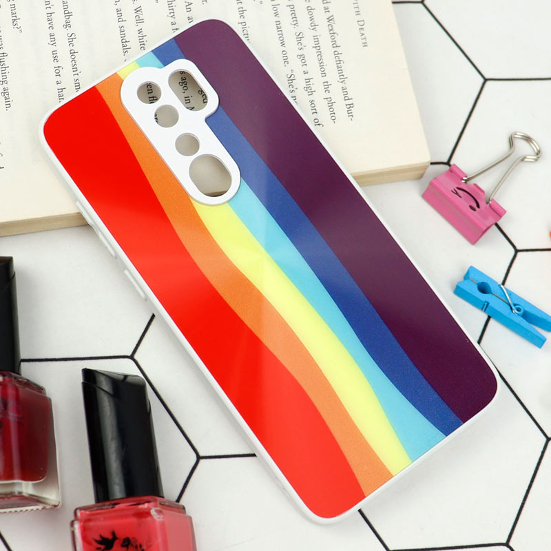 قاب محافظ لنزدار لیزری رنگین کمانی Xiaomi Redmi Note 8 Pro