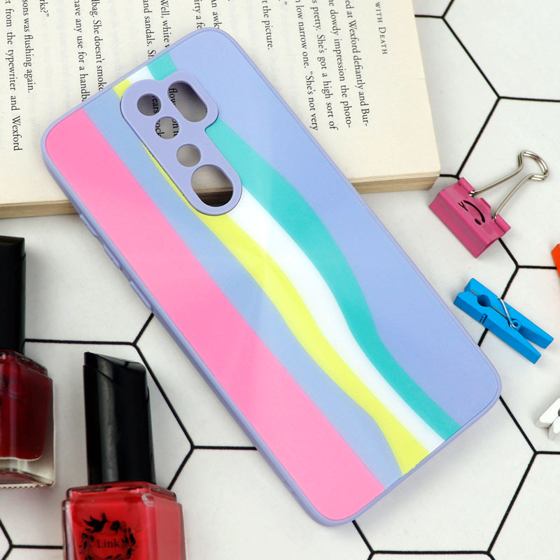 قاب محافظ لنزدار لیزری رنگین کمانی Xiaomi Redmi Note 8 Pro