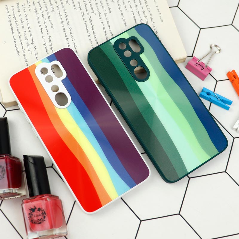 قاب محافظ لنزدار لیزری رنگین کمانی Xiaomi Redmi Note 8 Pro