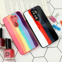 قاب محافظ لنزدار لیزری رنگین کمانی Xiaomi Redmi Note 8 Pro