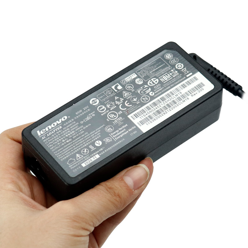 شارژر لپ تاپ Lenovo 20V 3.25A سر دلی
