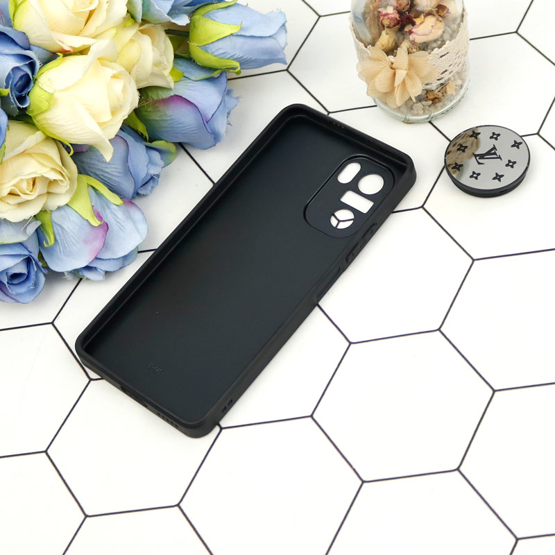 قاب محافظ لنزدار آینه ای + پاپ سوکت طرح LV مشکی Xiaomi Poco F3