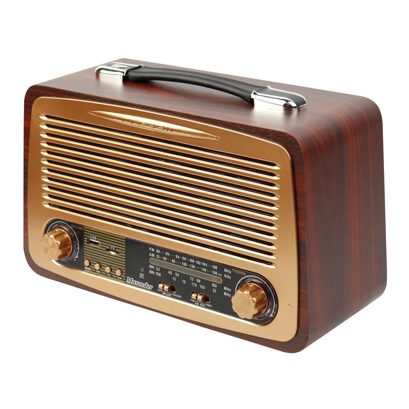 رادیو اسپیکر بلوتوثی رم و فلش خور Maxeeder MX-RA1214 AM12 + ریموت کنترل