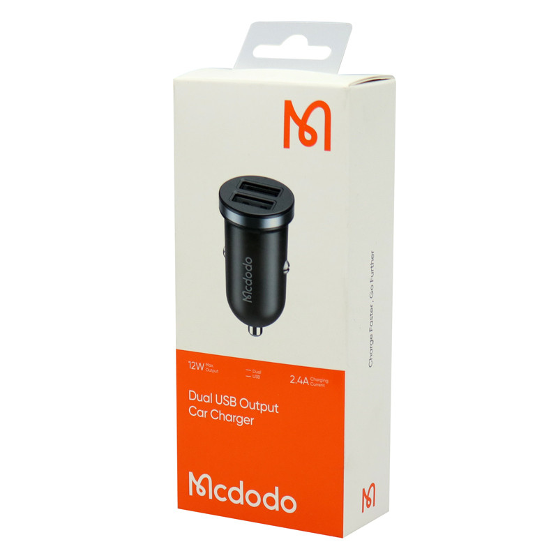 شارژر فندکی فست شارژ Mcdodo CC-6601 QC3.0 2.4A 12W