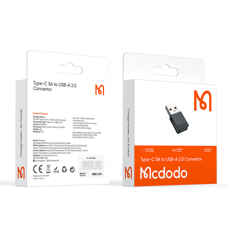 تبدیل Mcdodo OT-6970 Type-C To USB