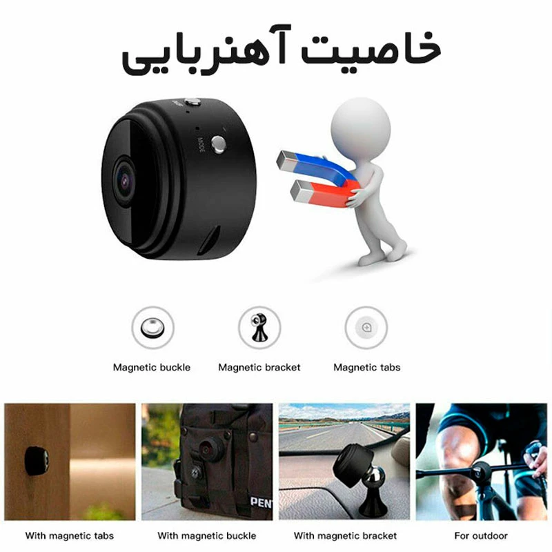 دوربین مدار بسته تحت شبکه وای فای WIFI-IPC-V380-SQT