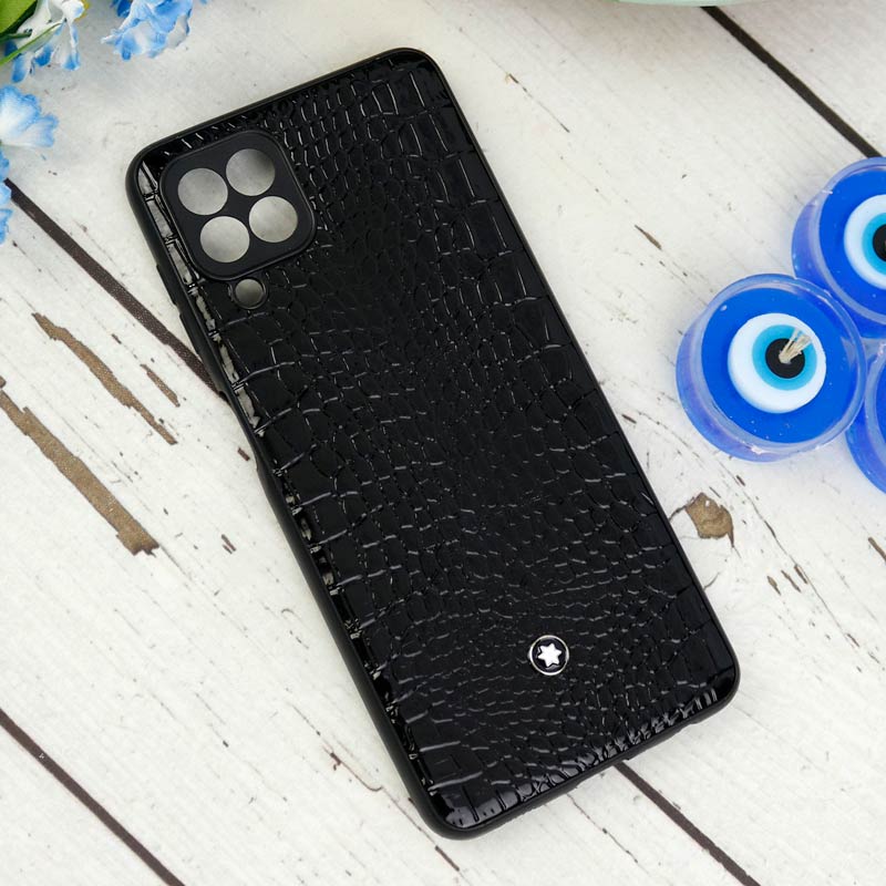 قاب چرمی Mont Blanc سامسونگ Galaxy A22 4G مشکی