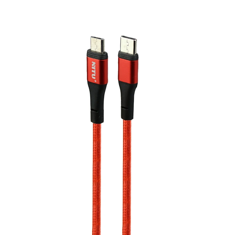 کابل تایپ سی به میکرو یو اس بی فست شارژ 2.4 آمپر نیتو NC126 طول 1.2 متر