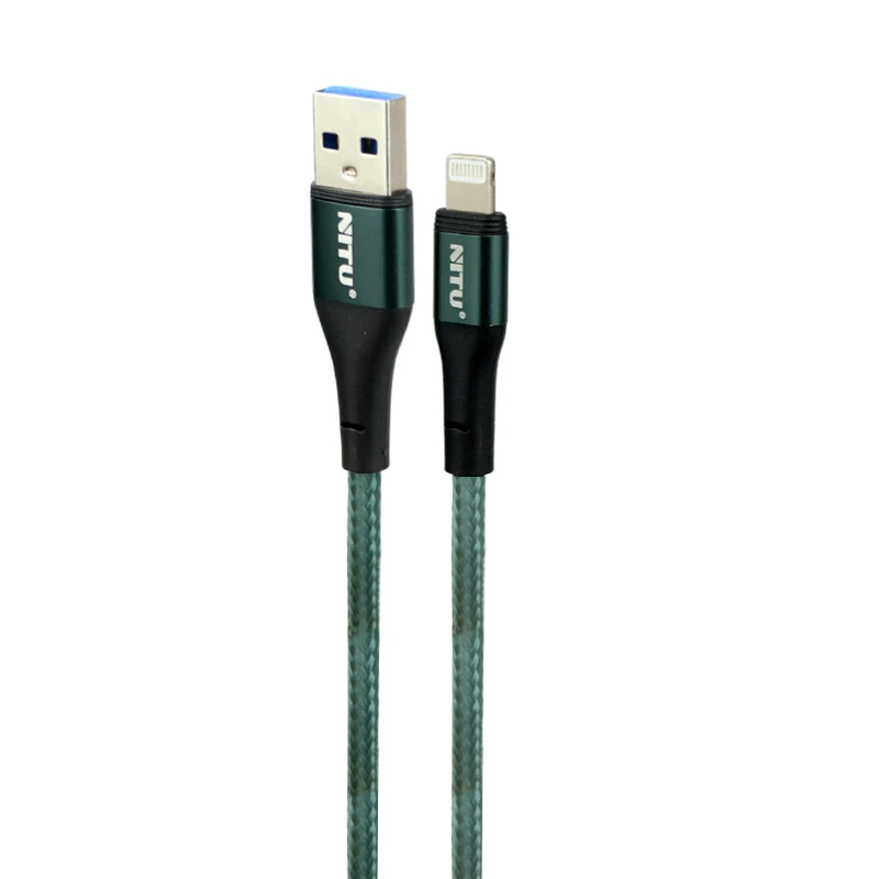 کابل کوتاه لایتنینگ فست شارژ 2.4 آمپر نیتو NC34 طول 30 سانتی متر