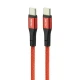 کابل کوتاه فست شارژ Nitu NC37 Type-C to Type-C 60W 30cm